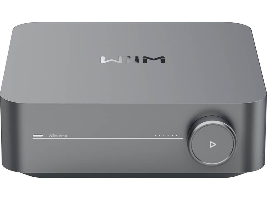 WiiM Amp (Space Gray) Wireless streaming amplifier with Bluetooth