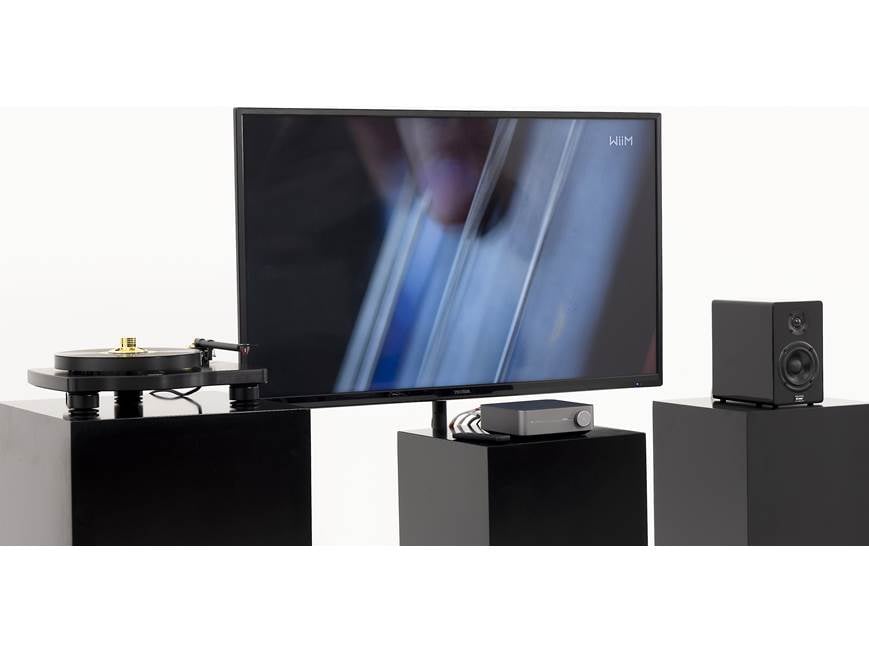 WiiM Amp (Space Gray) Wireless streaming amplifier with Bluetooth