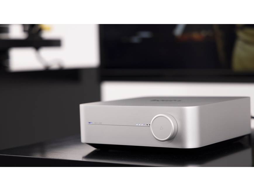 WiiM Amp (Silver) Wireless streaming amplifier with Bluetooth