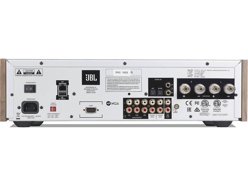 sae 2200 パワーアンプ　ジャンク通電確認のみ　jbl tannoy JBL SA750 (Walnut) Integrated amplifier with Wi-Fi®, Apple AirPlay