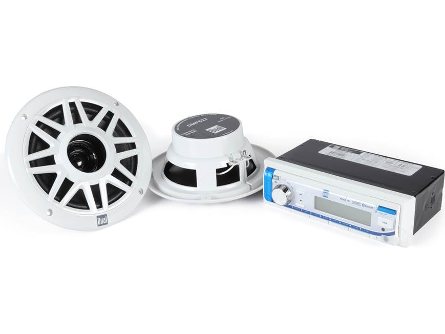 【未使用】MXR M-132-MOR Super Comp 箱•M付 Dual MXCP132 (White) Marine audio package: Includes MXD13 digital