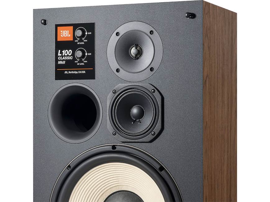 JBL L100 Classic MkII (Orange Grilles) Pair of vintage-styled