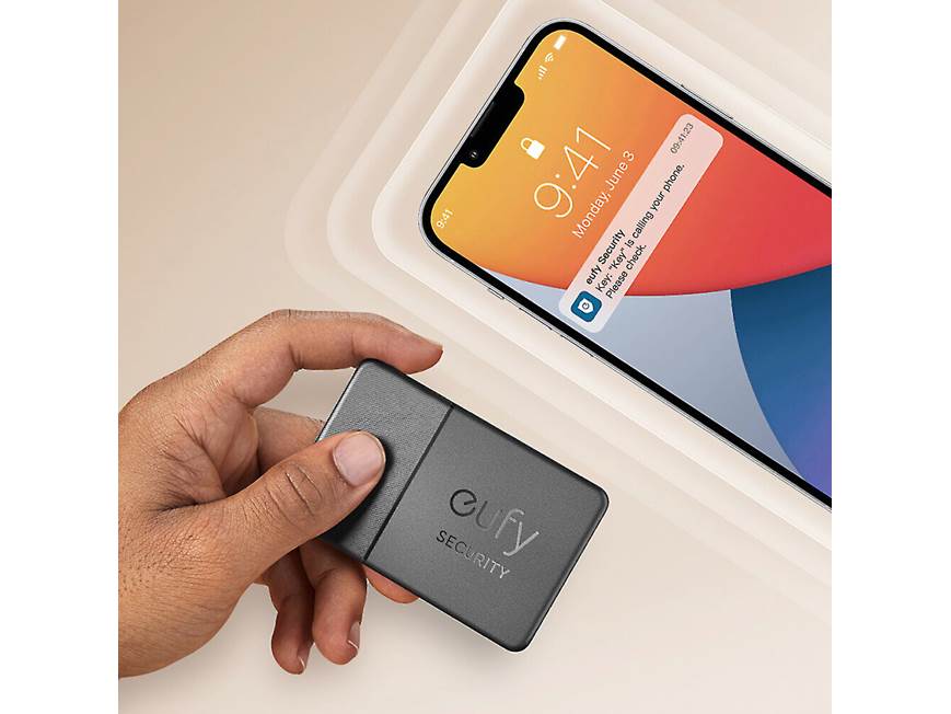 eufy by Anker SmartTrack Card Tracking device for use with Apple