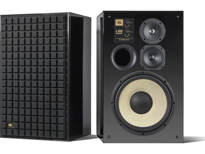 JBL L100 Classic Black Edition Pair of vintage-styled speakers