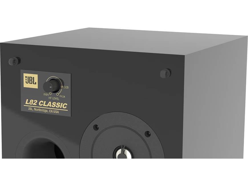JBL L82 Classic Black Edition Vintage-styled stand-mount speakers