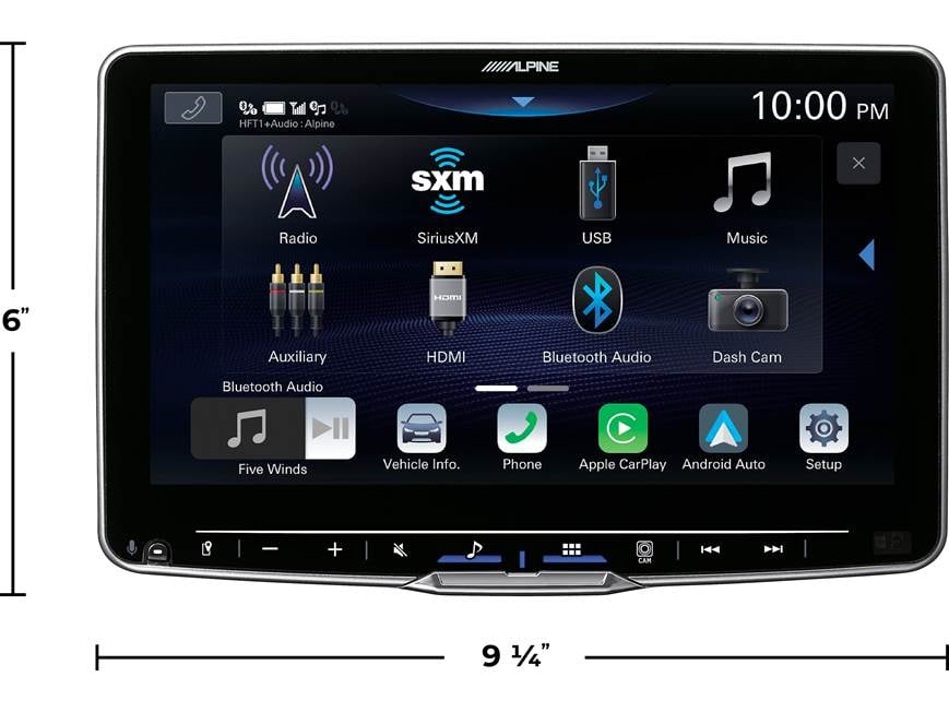 Alpine Halo9 iLX-F509 Digital multimedia receiver — a 9
