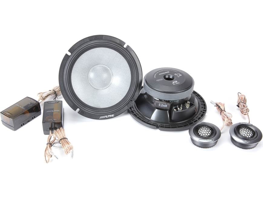 Alpine S2-S65 6.5" 2-Way Hi-Res Audio Coaxial Speakers | The