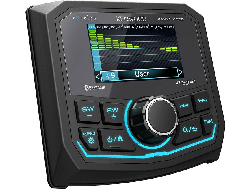 Kenwood Excelon KMR-XM500 Marine digital media receiver with built