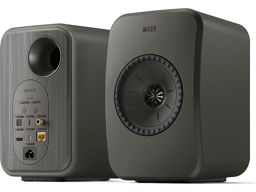 KEF LSX II LT (Graphite Grey) Powered speakers with Wi-Fi, Apple