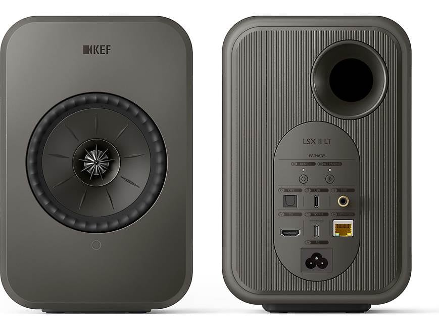 KEF LSX II LT (Graphite Grey) Powered speakers with Wi-Fi, Apple