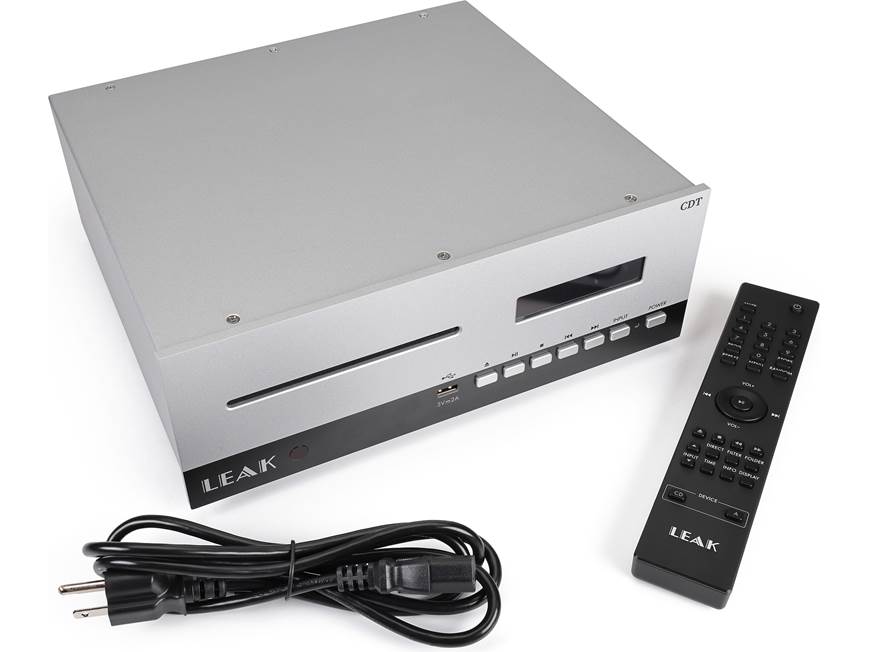 LEAK CDT (Silver) CD transport (no DAC onboard) with USB storage