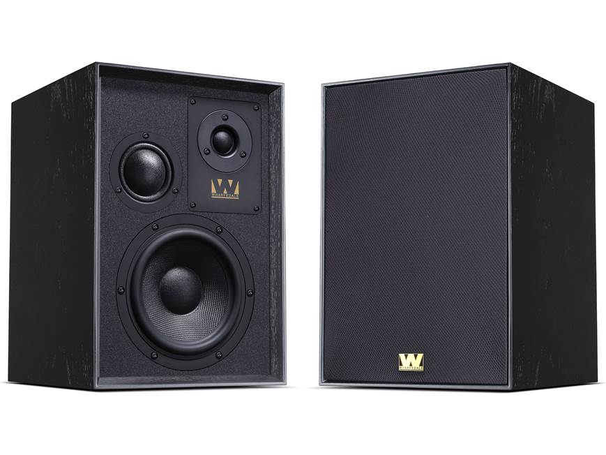 Wharfedale Super Denton (Black Oak) Vintage-style bookshelf