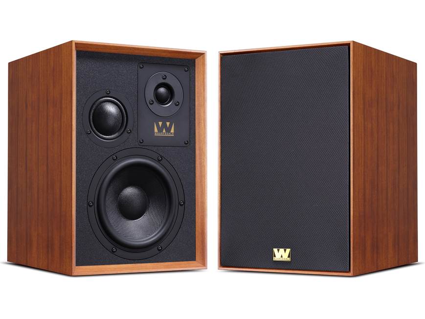 Wharfedale Super Denton (Red Mahogany) Vintage-style bookshelf