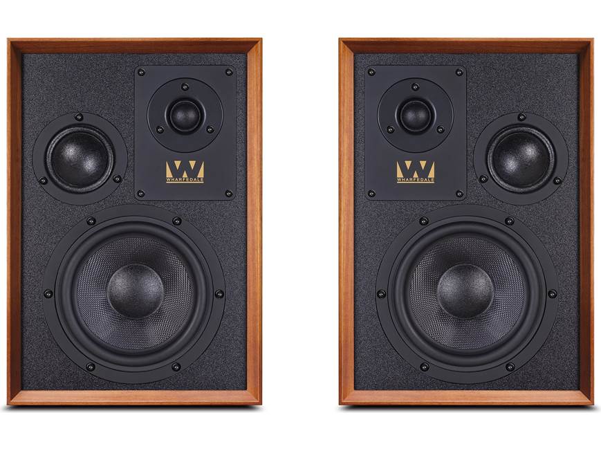 Wharfedale Super Denton (Red Mahogany) Vintage-style bookshelf