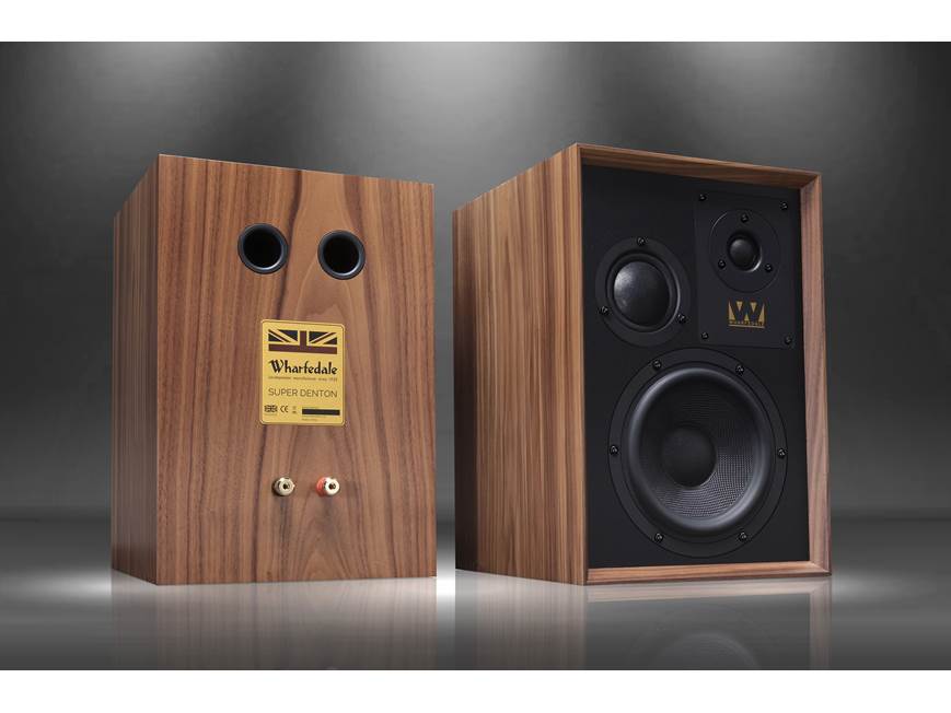 Wharfedale Super Denton (Walnut) Vintage-style bookshelf speakers