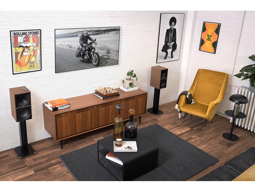Klipsch The Sevens (Walnut) Powered stereo speakers with Bluetooth