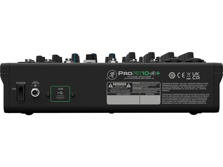 Mackie ProFX10V3+ 10-channel mixer with enhanced effects