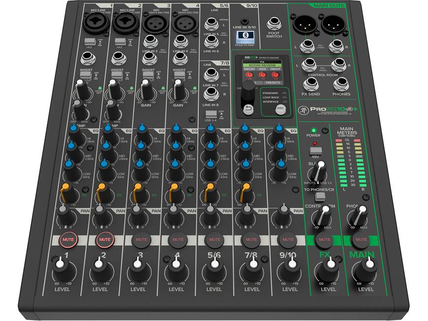 Mackie ProFX10V3+ 10-channel mixer with enhanced effects