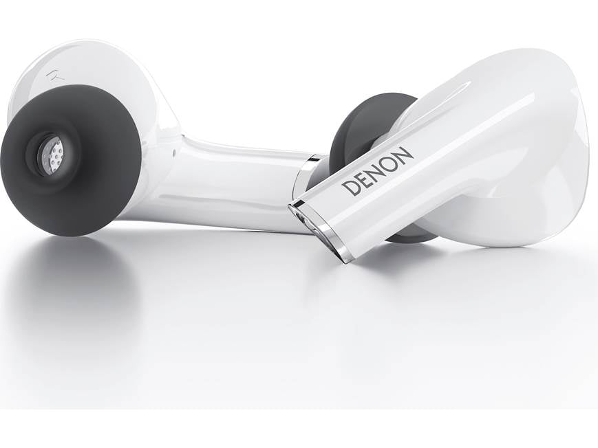 DENON ワイヤレスイヤホン ホワイト ヨドバシ.com - デノン DENON 完全ワイヤレスイヤホン Denon PerL Pro