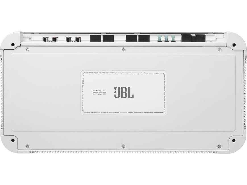 JBL Marine A758 8-channel marine amplifier — 75 watts RMS x 8 at