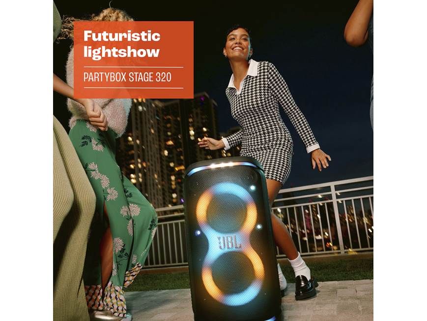 JBL PartyBox Stage 320 (Black) Portable Bluetooth® speaker with