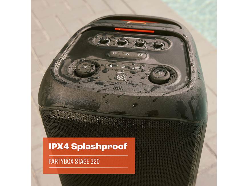 JBL PartyBox Stage 320 (Black) Portable Bluetooth® speaker with
