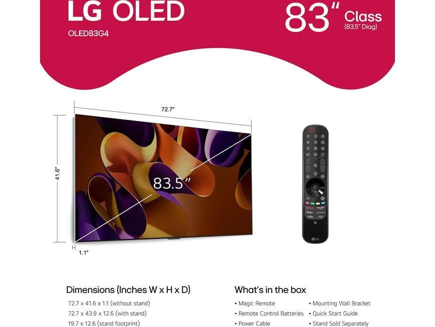 LG OLED83G4WUA (83