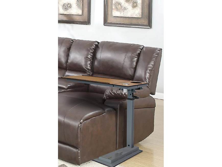 WiseLift table next to couch