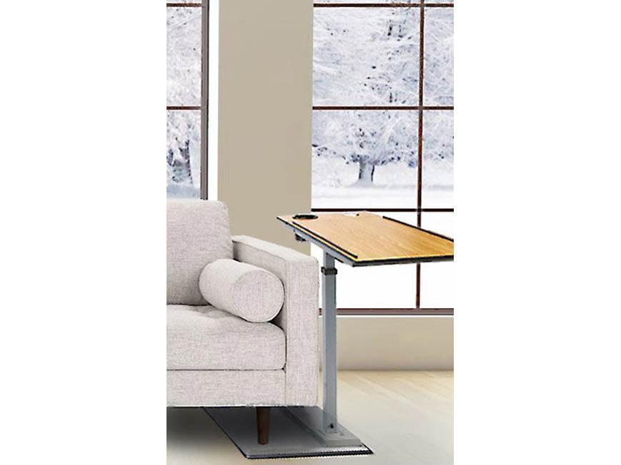 WiseLift table in living room near sofa