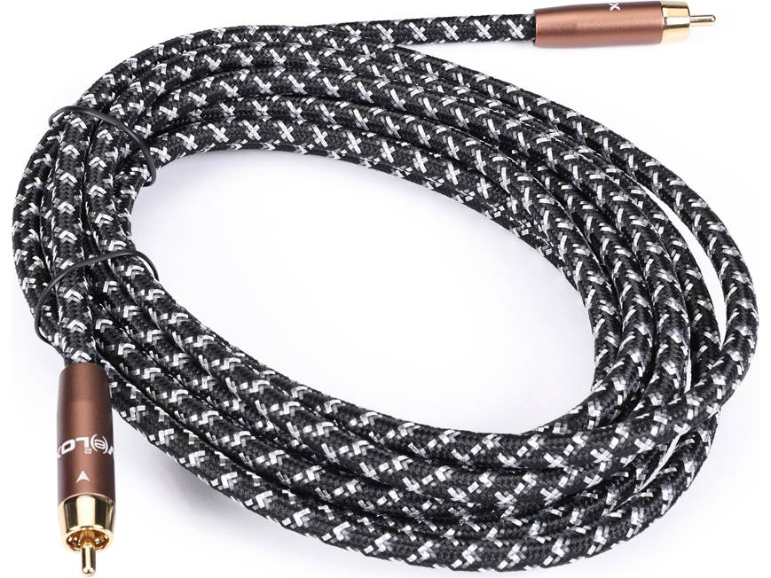 Ethereal Velox Subwoofer Audio Cable (5 meters/16.4 feet) Mono RCA