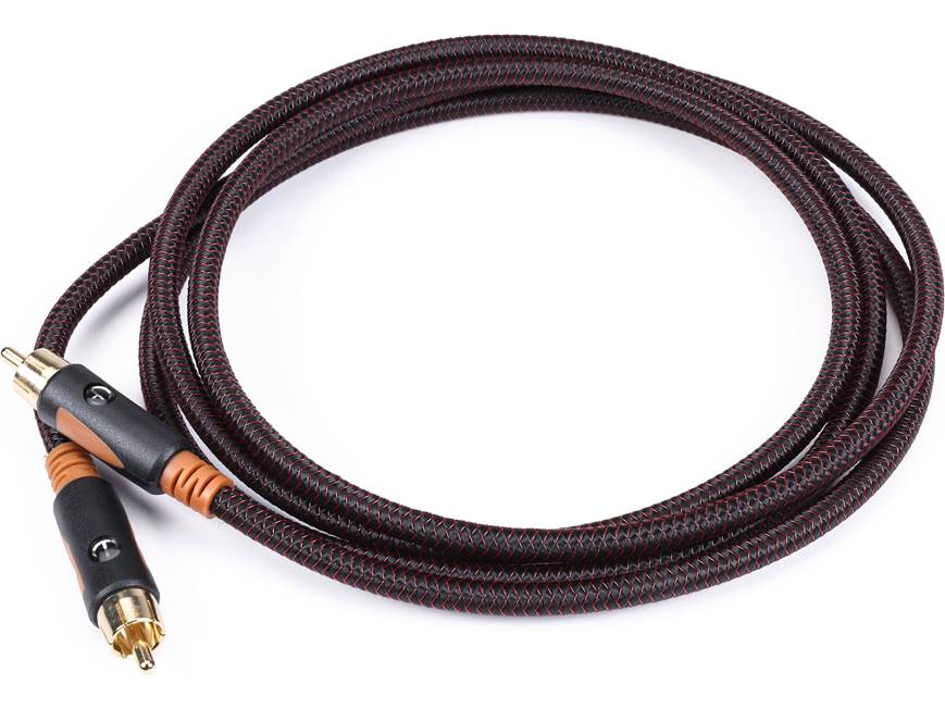 Ethereal Helios Subwoofer Cable (6 feet/1.8 meters) Mono RCA audio