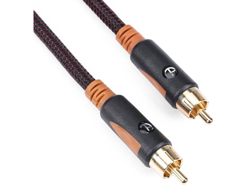 Ethereal Helios Subwoofer Cable (6 feet/1.8 meters) Mono RCA audio