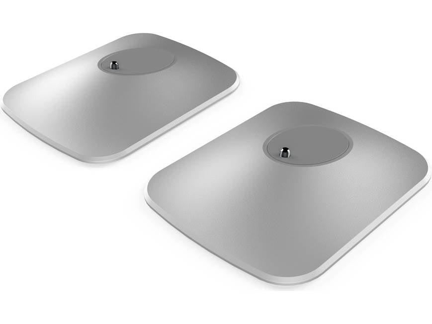 KEF P1 (Silver) Custom desktop stands for KEF LSX II powered