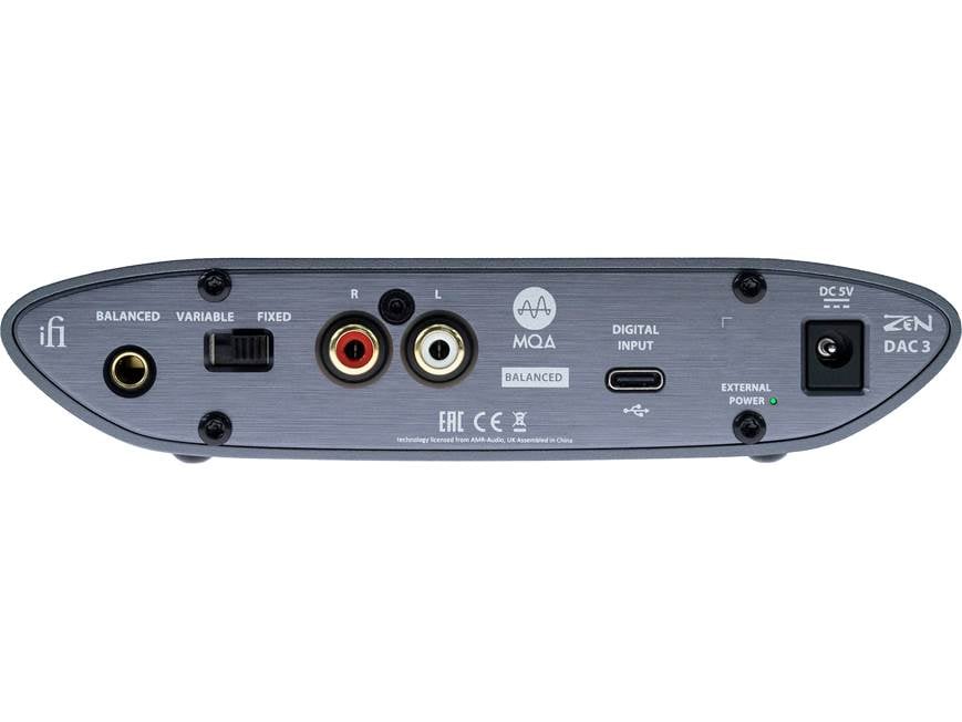 iFi ZEN DAC 3 Desktop USB DAC and headphone amplifier at Crutchfield