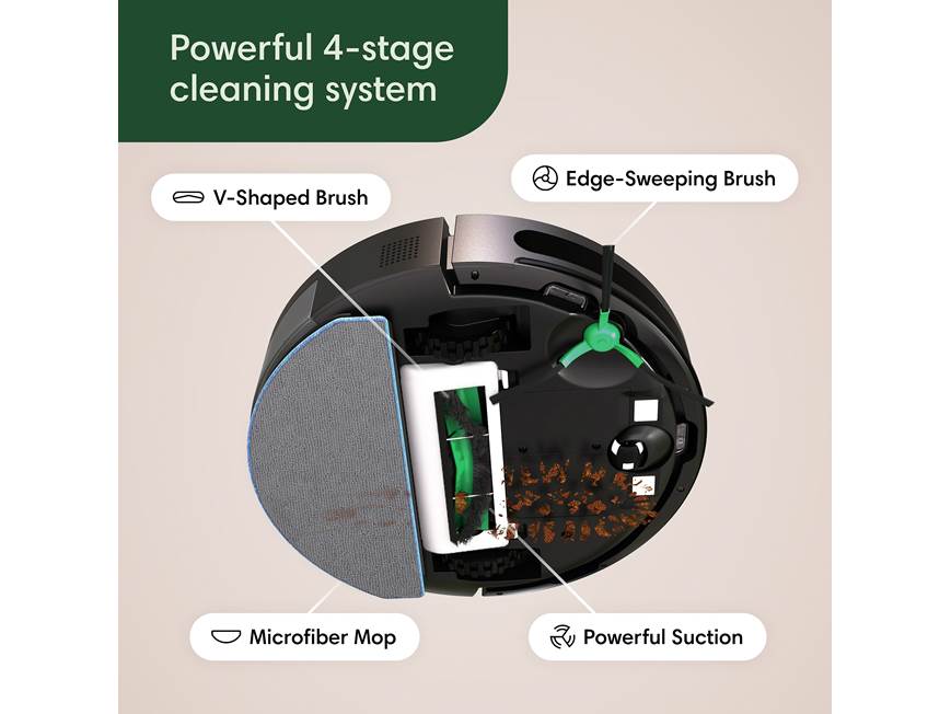 iRobot Roomba Combo® Essential Smart robot vacuum/mop with Wi-Fi