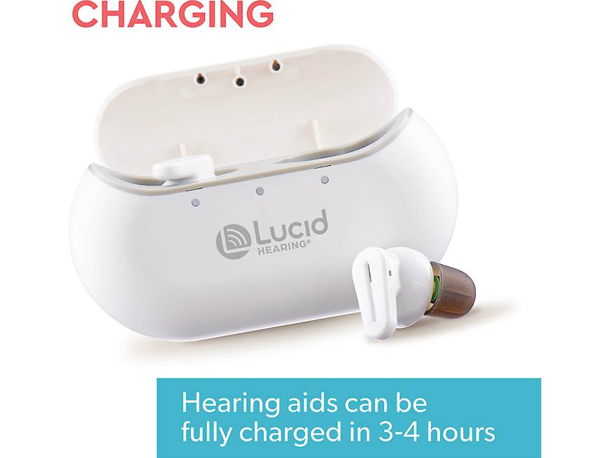 Lucid Hearing Tala Rechargeable over-the-counter hearing aids with