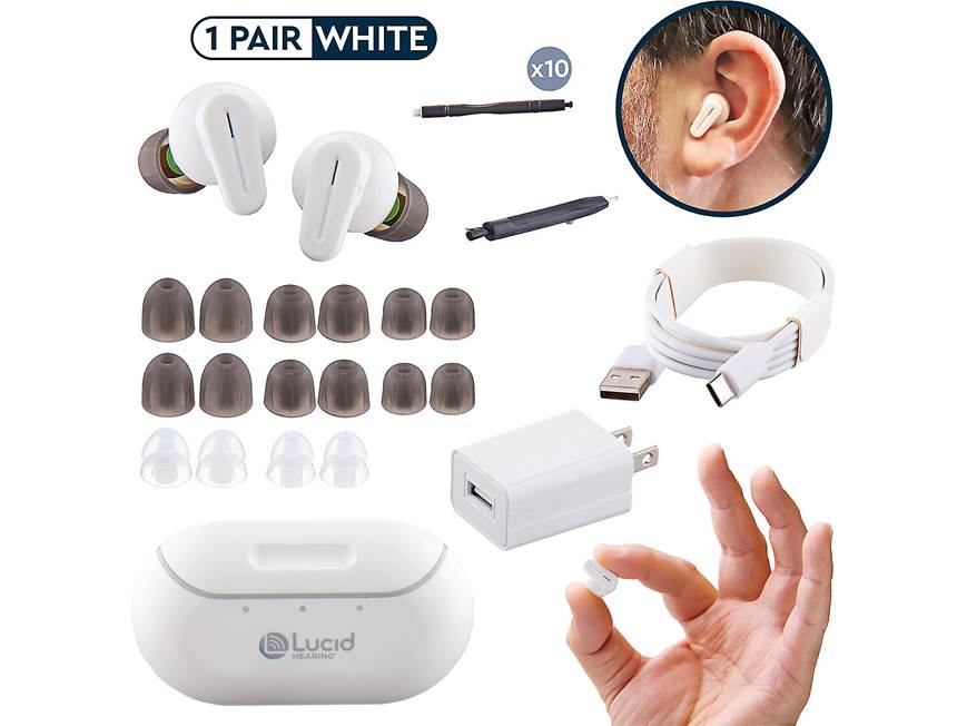 Lucid Hearing Tala Rechargeable over-the-counter hearing aids with