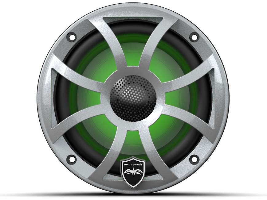 Wet Sounds REVO 6 XS-S V3 (Silver XS Open Grille) REVO Series 6-1