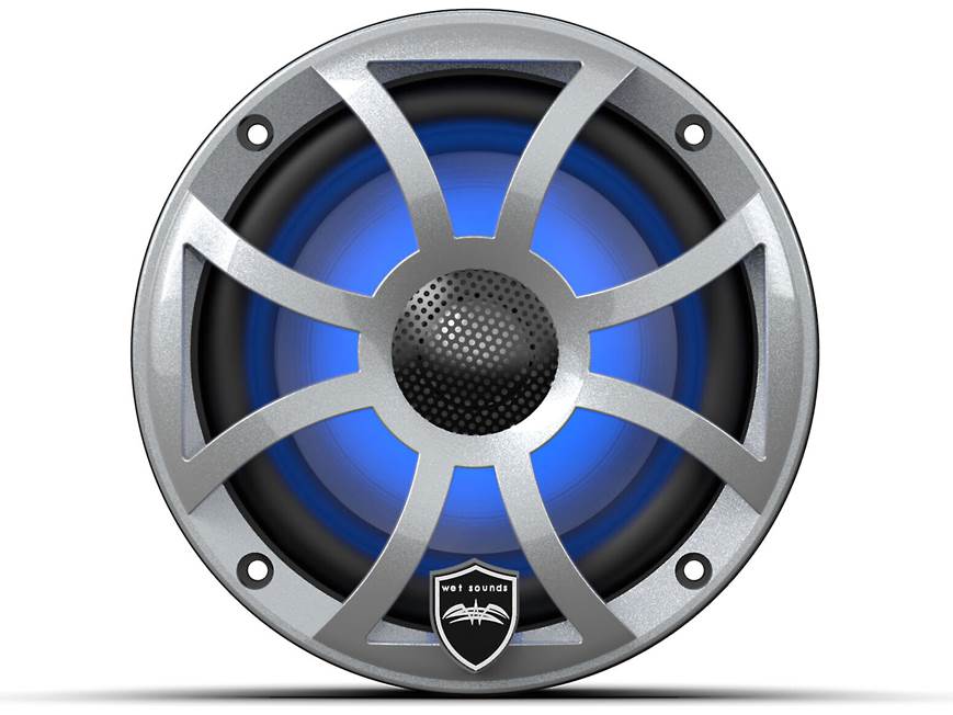 Wet Sounds REVO 6 XS-S V3 (Silver XS Open Grille) REVO Series 6-1