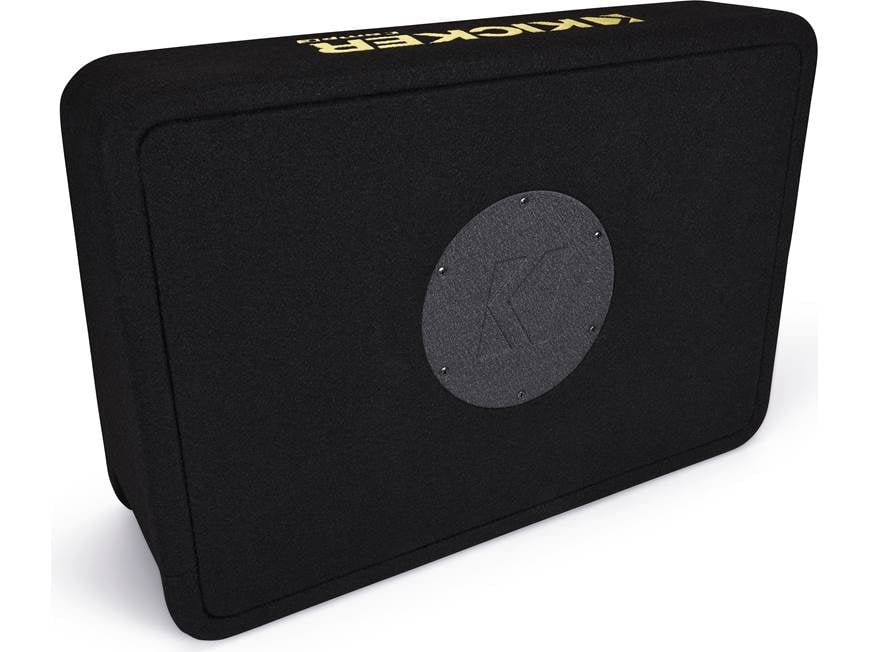 Kicker 50TCWC104 Truck-style 4-ohm ported enclosure with one 10