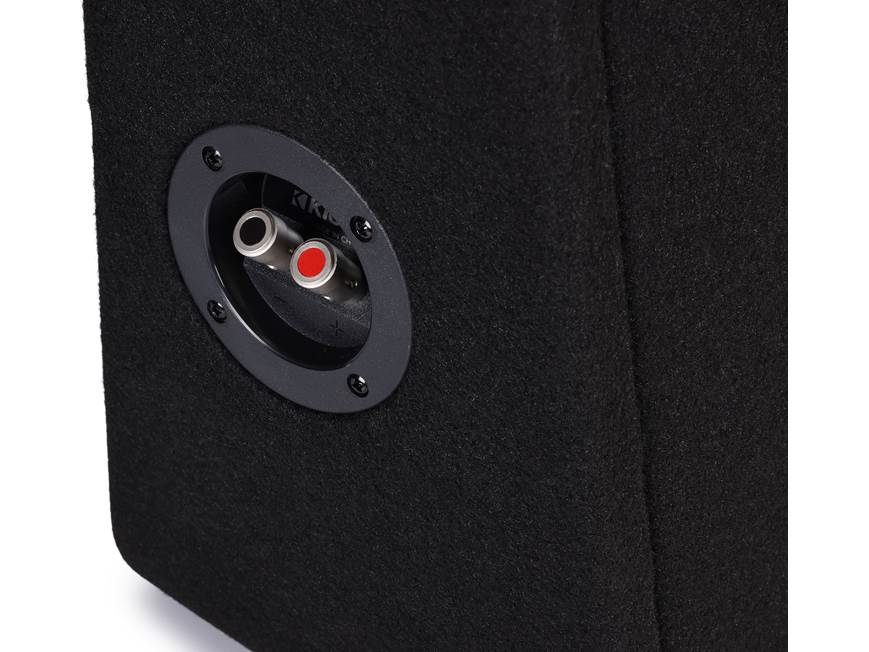 Kicker 50TCWC104 Truck-style 4-ohm ported enclosure with one 10