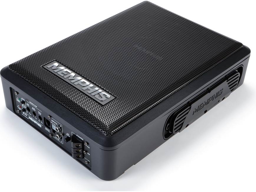 Memphis Audio NANO110P Nanoboxx Compact powered subwoofer with 10