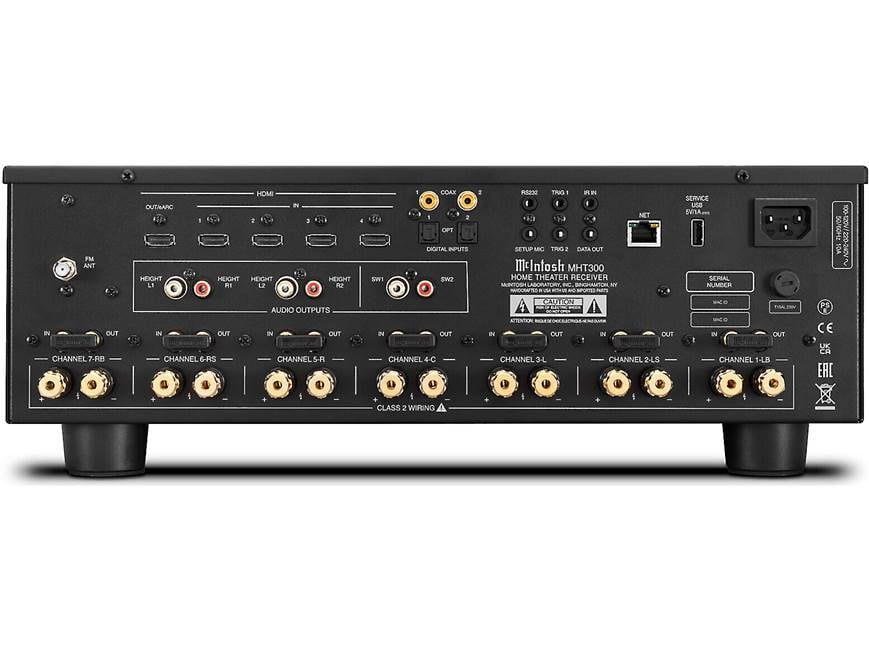 McIntosh MHT300 7.2-channel home theater receiver with Dolby Atmos