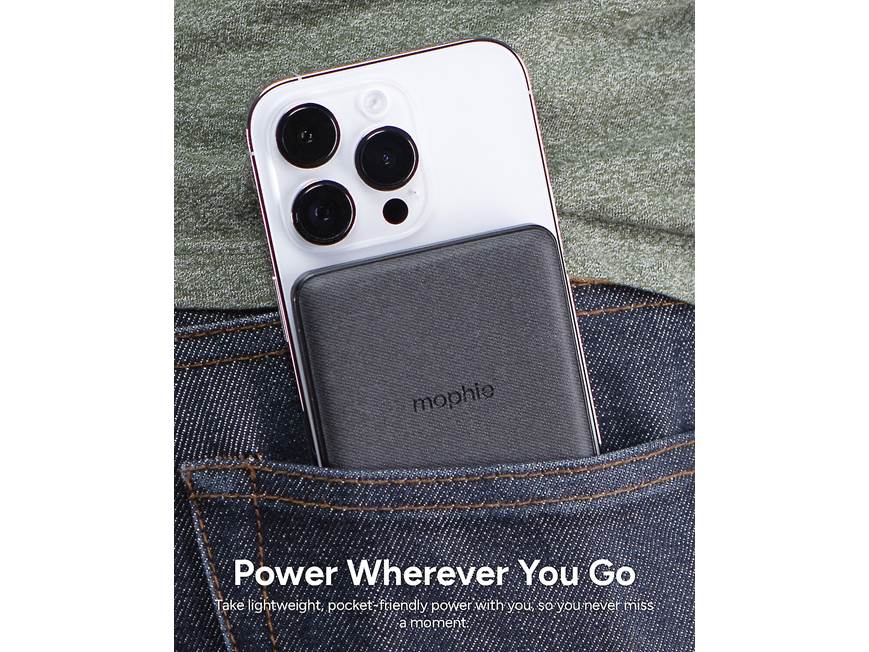 mophie snap+ juice pack mini Magnetic, portable wireless charger
