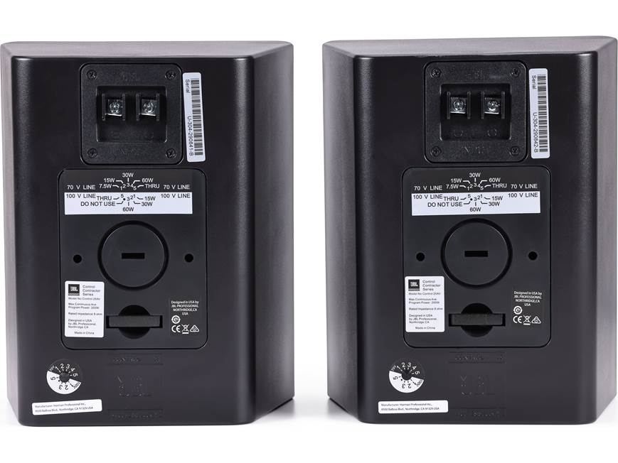 JBL Control 25AV (Black) 5-1/4