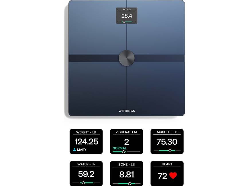 Withings Body Smart (Black) Body composition smart scale (Black