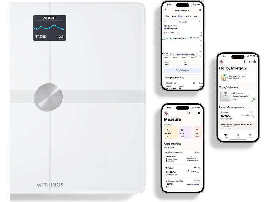 Withings Body Smart (White) Body composition smart scale (White