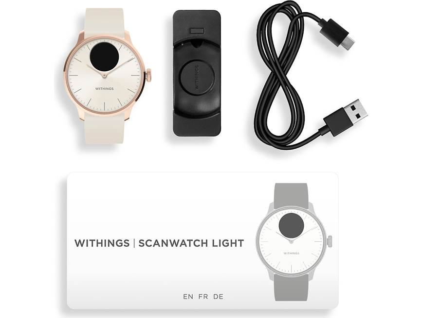 Withings ScanWatch Light (Sand) Hybrid smartwatch (Sand) at