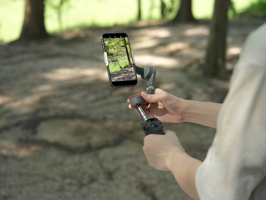 DJI Osmo Mobile 6 Handheld gimbal mount for smartphones at Crutchfield