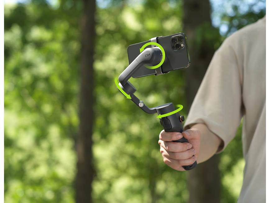 DJI Osmo Mobile 6 Handheld gimbal mount for smartphones at Crutchfield